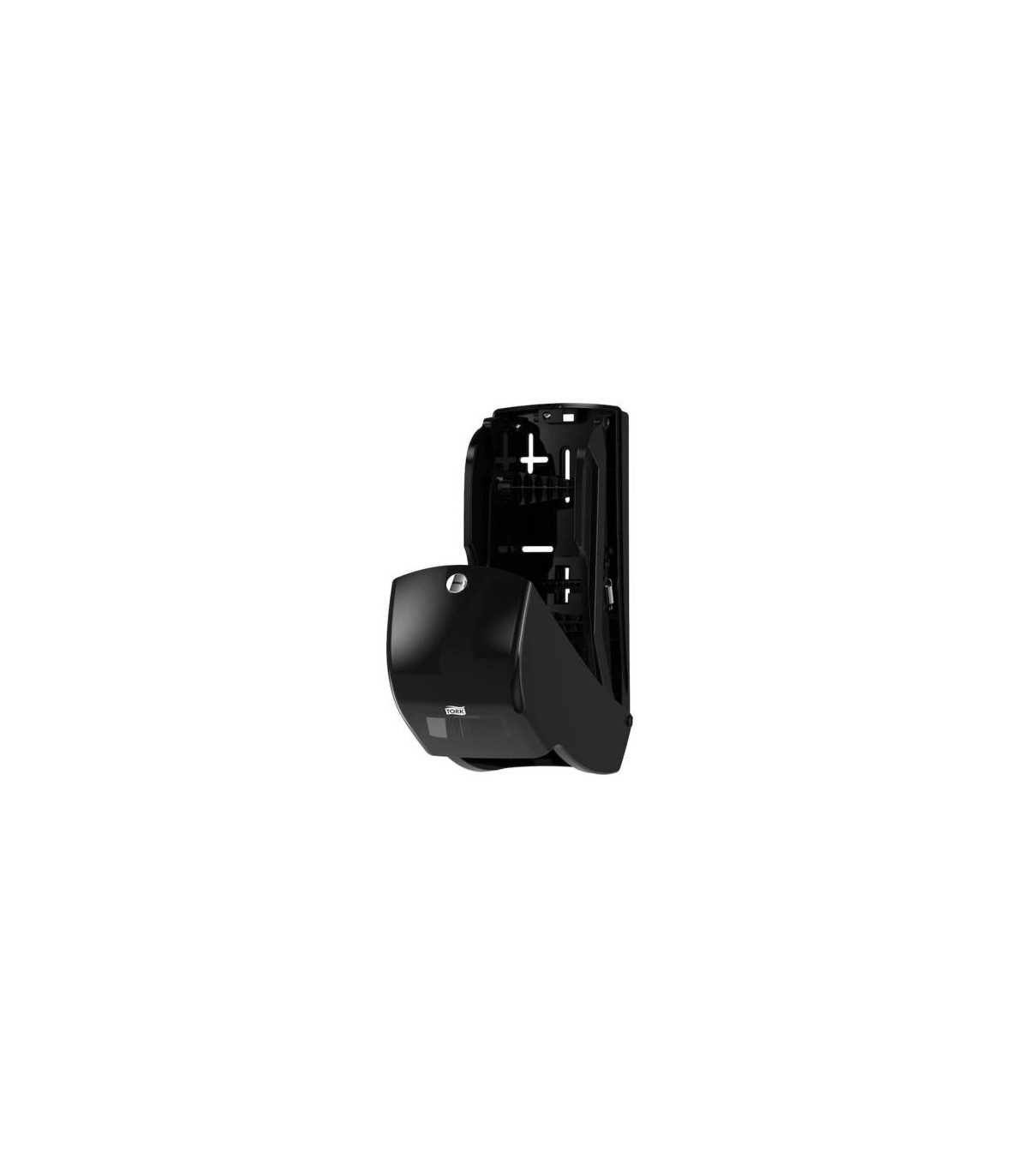 Tork 555628 ® Twin Toilet Paper Roll Dispenser, Elevation Design, Black, 1 Dispenser/Case 1/Ea, Price/Cs - 555628 -  - [unit pri