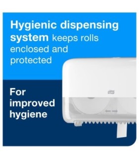 Tork 472880 ® Advanced High Capacity Coreless Bath Tissue Roll, 2-Ply, White, 1000 Sheets/Roll, 36 Rolls/Case 36/Cs, Price/Cs - 