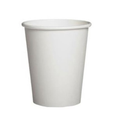 Tork 192195 White Poly-Paper Hot Cup, 8Oz, 1000/Case 1/Cs/1000, Price/Cs - 192195 -  - [unit price]