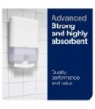 Tork 424824 ® Advanced Multifold Hand Towel, 3-Panel, 1-Ply, 250 Towels/Pack, 16 Packs/Case 16/250, Price/Cs