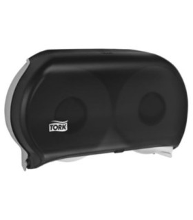 Tork 56Tr ® Twin Jumbo Bath Tissue Roll, See-Through Window, Plastic, 9", Smoke Grey, 1 Dispenser/Case 1/Ea, Price/Cs - 56TR -  