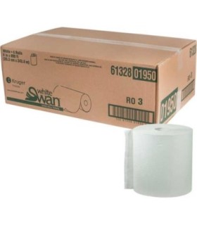 Kruger 01950 Swan Roll Towel 800' Wht 6/Cs, Price/Cs - 1950 -  - [unit price]