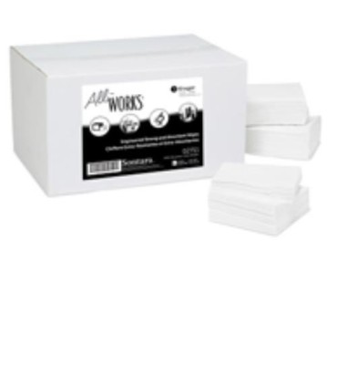 Kruger 02711 All-Works K40 Quarter Fold Wiper White 18/56 18/Pk/56, Price/Cs - 2711 -  - [unit price]