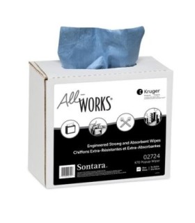 Kruger 02724 All-Works K70 Popup Interfold Wiper 10/100 10/Pk/100, Price/Cs - 2724 -  - [unit price]