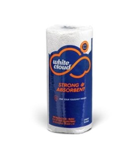Kruger 25820 White Cloud Strong & Absorbent Kitchen Towel 5.9X11 24/Rl/90, Price/Cs - 25820 -  - [unit price]
