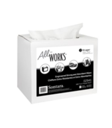 Kruger 2941 Dupont Sontra Multi-Purpose Wipers White Paper, 12"X16.5", Case Of 250, Canada 250/Cs, Price/Cs - 2941 -  - [unit pr