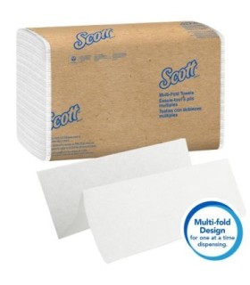 Scott 1804 01804Multifold Towel 9.25X9.4 White 16/250, Price/Cs - 1804 -  - [unit price]