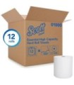 Scott 20651950 01000Hard Roll Towel 8X1000 White 1/Cs/12-Rl, Price/Cs