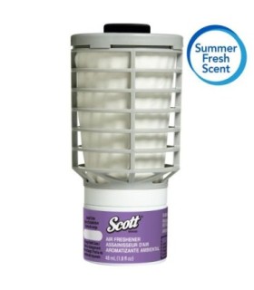 Scott 12370 Essential Air Freshener Refill (12370), Summer Fresh, Automatic / Continuous Release, 6 Refills / Case 6/Cs, Price/C