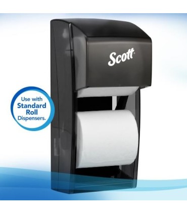 Scott 4460 Scott® Standard Roll Toilet Paper, 2-Ply, White, 4" X 4" 1/Cs/80, Price/Cs - 4460 -  - [unit price]