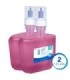 Scott 91592 Scott® Pro Liquid Hand Soap With Moisturizers, Pink, Floral Scent, 1.2L E-Cassette, 2/Case 2/1.2-L, Price/Cs - 91592