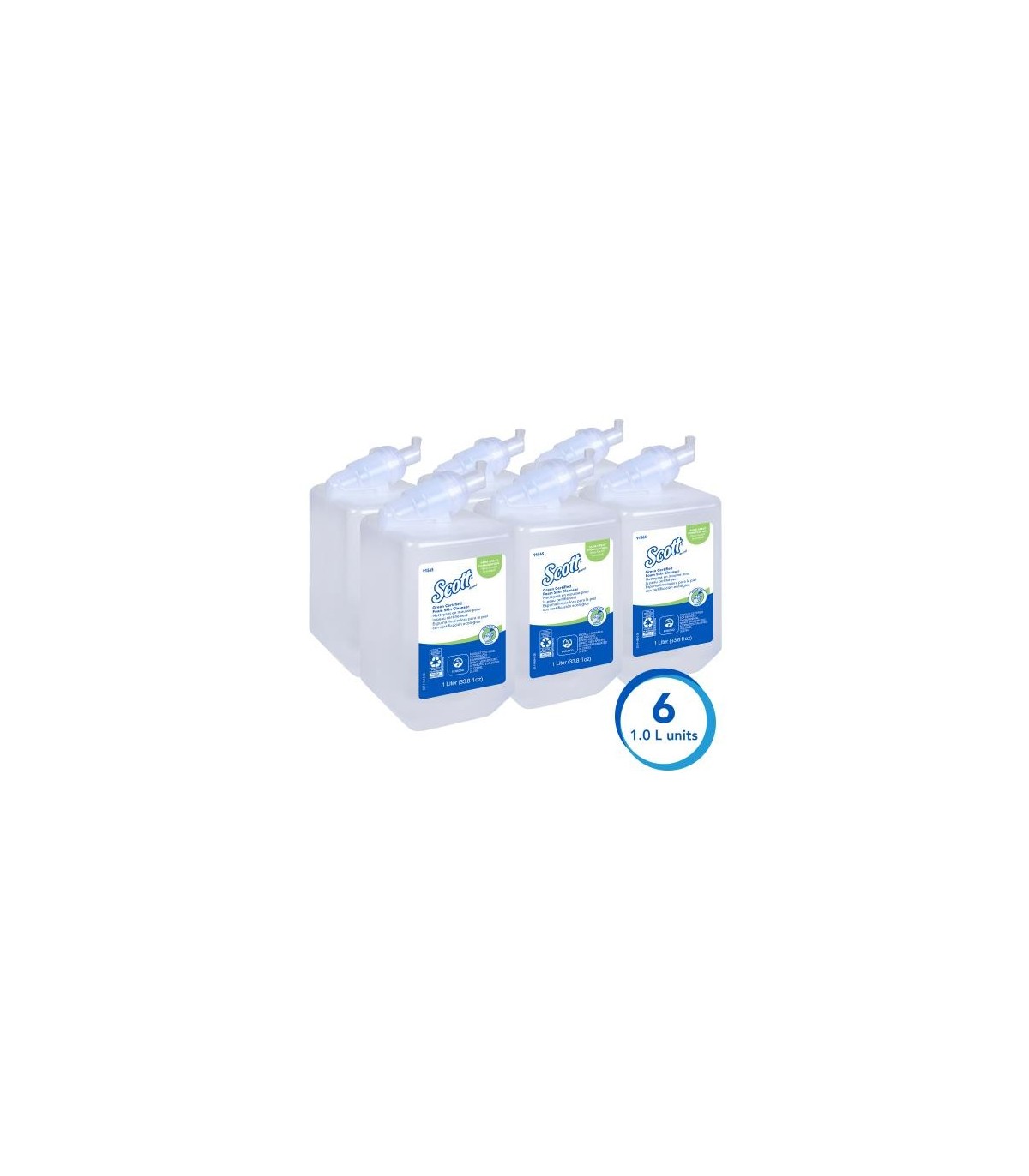 Scott 91565 91565 Kimcare Foam Skin Clnsr 1L Fragrance Free 6/1-Liter, Price/Cs - 91565 -  - [unit price]