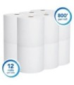 Scott 1040 Scott® Essential Universal Hard Roll Towel, 1-Ply, White, 800', 12 Rolls/Case 12/Cs, Price/Cs