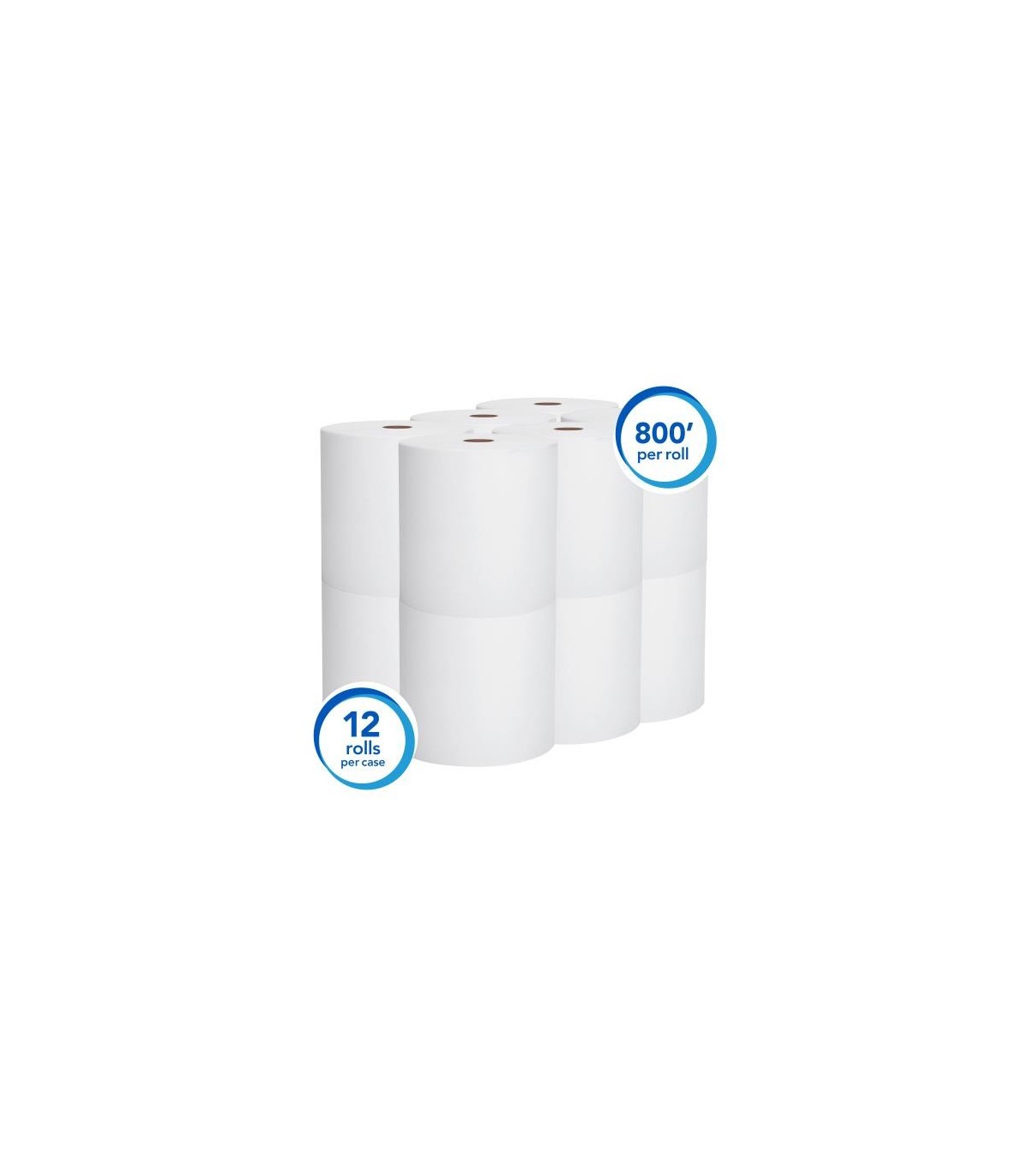 Scott 1040 Scott® Essential Universal Hard Roll Towel, 1-Ply, White, 800', 12 Rolls/Case 12/Cs, Price/Cs - 1040 -  - [unit price