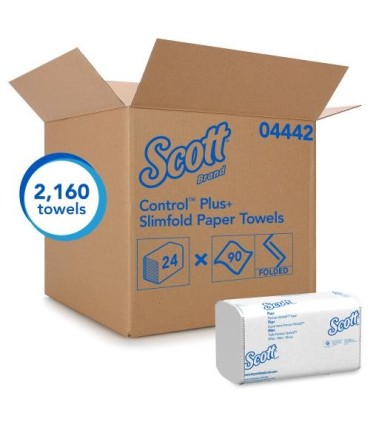 Scott 4442 04442 Kleenex Slimfold Towels White (24X90) 24/90, Price/Cs - 4442 -  - [unit price]