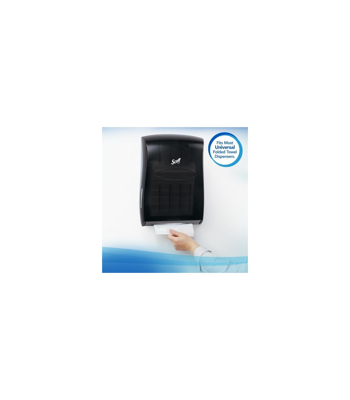 Scott 1700 Scott® Essential Folded Towel, 1-Ply, White, 16 Packs/Case, 250 Towels/Pack 1/Cs/4000, Price/Cs - 1700 -  - [unit pri