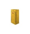 Rubbermaid FG1966881 Janitor Cart - Vinyl Bag - 34G HCap - Yellow[9T80], Price Per EA