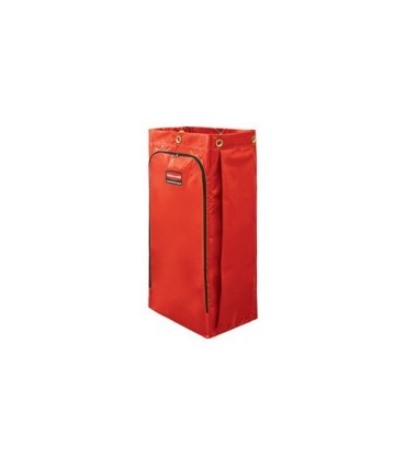Rubbermaid FG1966882 Janitor Cart - Vinyl Bag - 34G HCap -Red[9T93/9T93-01], Price Per EA - FG1966882 -  - [unit price]