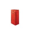 Rubbermaid FG1966882 Janitor Cart - Vinyl Bag - 34G HCap -Red[9T93/9T93-01], Price Per EA
