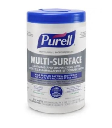 Purell 9345-06-Can00 Purell Wipes Disinfecting 110-Ct 6/Cs, Price/Cs - 9345-06-CAN00 -  - [unit price]
