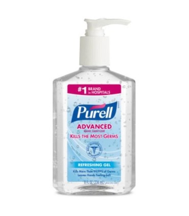 Purell 9652-12-Can00 Purell W/Pump 236-Ml 8-Oz Bottle 12/8-Oz, Price/Cs - 965212CAN00 -  - [unit price]