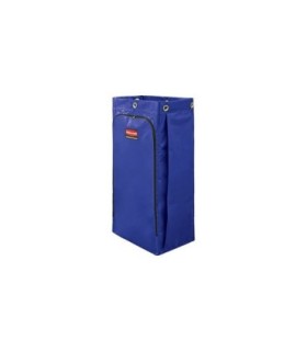 Rubbermaid FG1966883 Janitor Cart - Vinyl Bag - 34G HCap-Blue[9T93/9T93-01], Price Per EA - FG1966883 -  - [unit price]