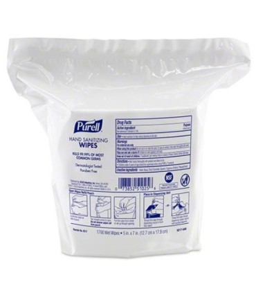 Purell 9217-02-Can00 Purell Sanitizer Wipe Refill Pouch 1700-Ct 2/1700-Ct, Price/Cs - 9217-02 CAN00 -  - [unit price]