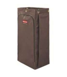 Rubbermaid FG1966885 Janitor Cart - Vinyl Bag - 34G HCap - Brown[6193], Price Per EA - FG1966885 -  - [unit price]