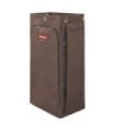 Rubbermaid FG1966885 Janitor Cart - Vinyl Bag - 34G HCap - Brown[6193], Price Per EA