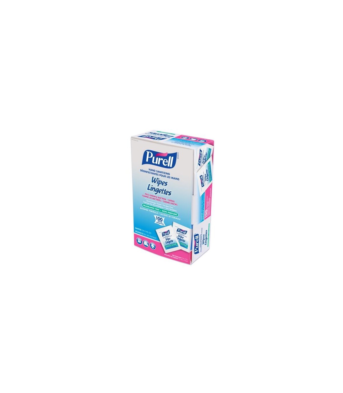 Purell Sanitizing Hand Wipes, Individually Wrapped, 5"X7", 100/Box 10/100, Price/Cs - 9022-10-CAN00 -  - [unit price]