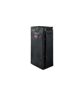 Rubbermaid FG1966886 Janitor Cart - 34G Vinyl Bag - High Cap-Black[1851454], Price Per EA - FG1966886 -  - [unit price]