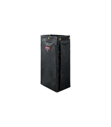 Rubbermaid FG1966886 Janitor Cart - 34G Vinyl Bag - High Cap-Black[1851454], Price Per EA - FG1966886 -  - [unit price]