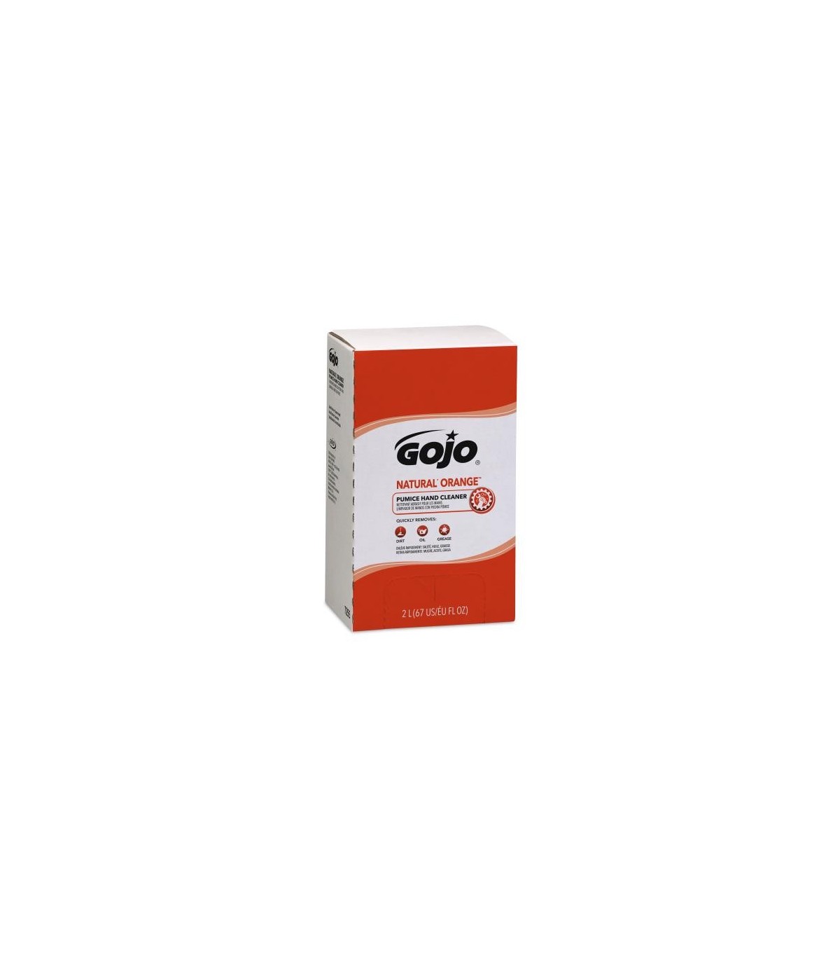 Gojo 1955966  Natural Orange Pumice Hand Cleaner 2000 Ml, Case Of 4 4/2000-Ml, Price/Cs - 35407255 -  - [unit price]