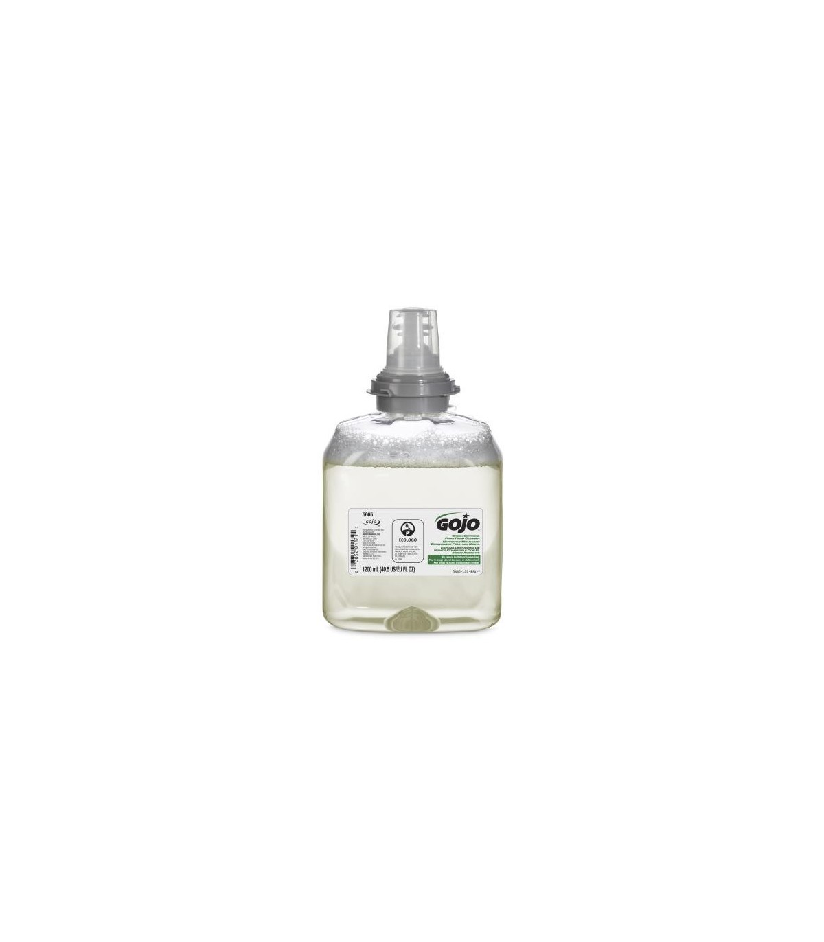 Gojo 1375172 5665-02 Tfx  Foam Green Certified Hand Wash 2X1200Ml Per Case Clear (Ecologo) 2/1200-Ml, Price/Cs - 35405665 -  - [