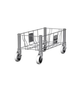 Rubbermaid FG1968468 Dolly - Single Fits 16/23G Slim Jim - SST [3553], Price Per EA - FG1968468 -  - [unit price]