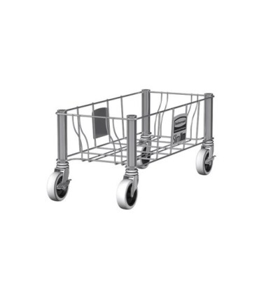 Rubbermaid FG1968468 Dolly - Single Fits 16/23G Slim Jim - SST [3553], Price Per EA - FG1968468 -  - [unit price]