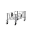 Rubbermaid FG1968468 Dolly - Single Fits 16/23G Slim Jim - SST [3553], Price Per EA