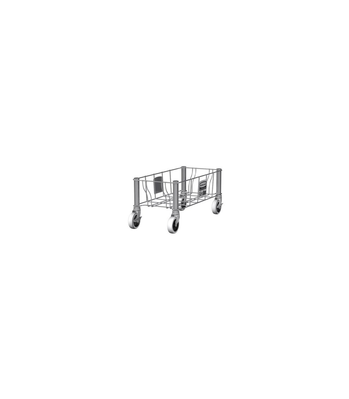 Rubbermaid FG1968468 Dolly - Single Fits 16/23G Slim Jim - SST [3553], Price Per EA - FG1968468 -  - [unit price]