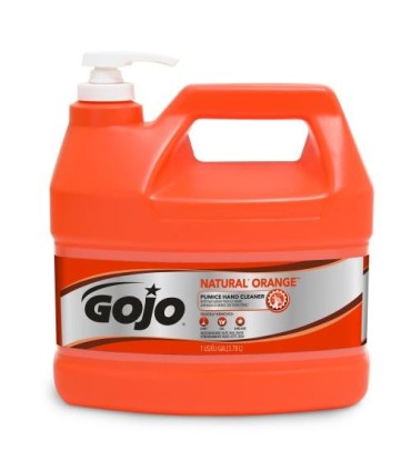 Gojo 0955-04 Natural Orange Pumice Hand Cleaner, Pump Dispenser, 1 Gallon, Orange, 4/Case 4/1-Gal, Price/Cs - 35400054 -  - [uni