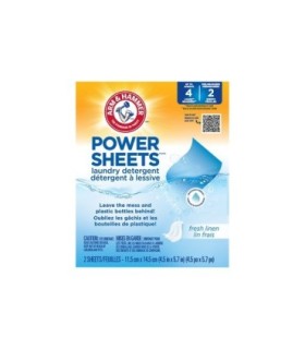 Vending - A&H - Laundry Sheet Fresh Linen 2Ld -1/115ct - CHD-33200-09284 -  - [unit price]
