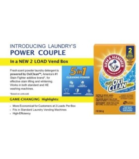 Vending - A&H - Laundry Plus Oxiclean 2Ld - 1/156ct - CHD-57037-60000 -  - [unit price]