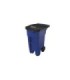 Rubbermaid FG1971943 SOP: Brute Rollout Container - 32G - Blue, Price Per EA - FG1971943 -  - [unit price]