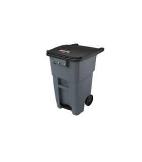 Rubbermaid FG1971956 SOP: Brute Rollout Container Step-On 50G - Gray, Price Per EA - FG1971956 -  - [unit price]