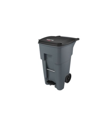 Rubbermaid FG1971968 SOP: Brute Rollout Container Step-On 65G - Gray, Price Per EA - FG1971968 -  - [unit price]