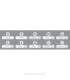 Rubbermaid FG1977786 Final Sale: Label - Waste Kit"B" Asst Horizontal-White, Price Per PK - FG1977786 -  - [unit price]