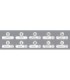 Rubbermaid FG1977787 Label - BYO SJ/Brute 32-55G Kit "C"English Only -White, Price Per PK - FG1977787 -  - [unit price]