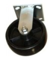 Part - Rigid 6" Caster Kit - Polyolefin w/Hardware