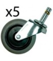 Part - Caster 3" Kit (5/pk)