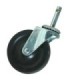 Part - 4" Soft Rubber Swivel Caster - Quiet - FG29982 -  - [unit price]