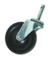 Part - 4" Soft Rubber Swivel Caster - Quiet